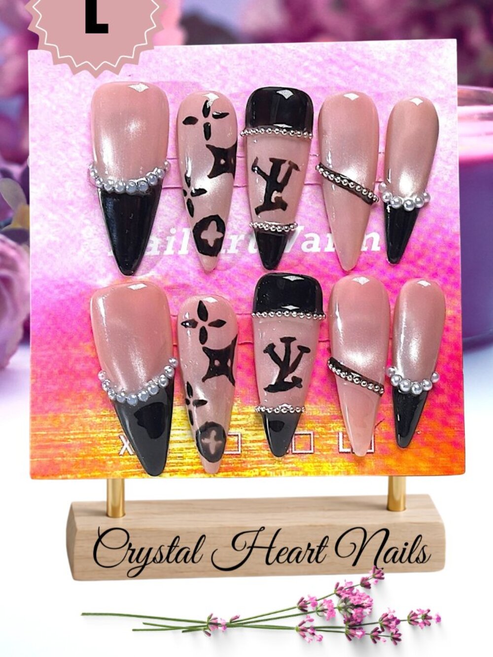 Custom Made Luxury Designer Inspired Press-On Nails